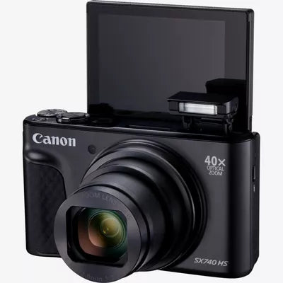 Canon PowerShot SX740 HS Lite Edition – 40× optischer Zoom, 20,3 MP, 4K, Schwarz