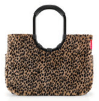 Reisenthel Stofftasche, Polyester, Motiv Leo Fake Fur, 460×345×250 mm