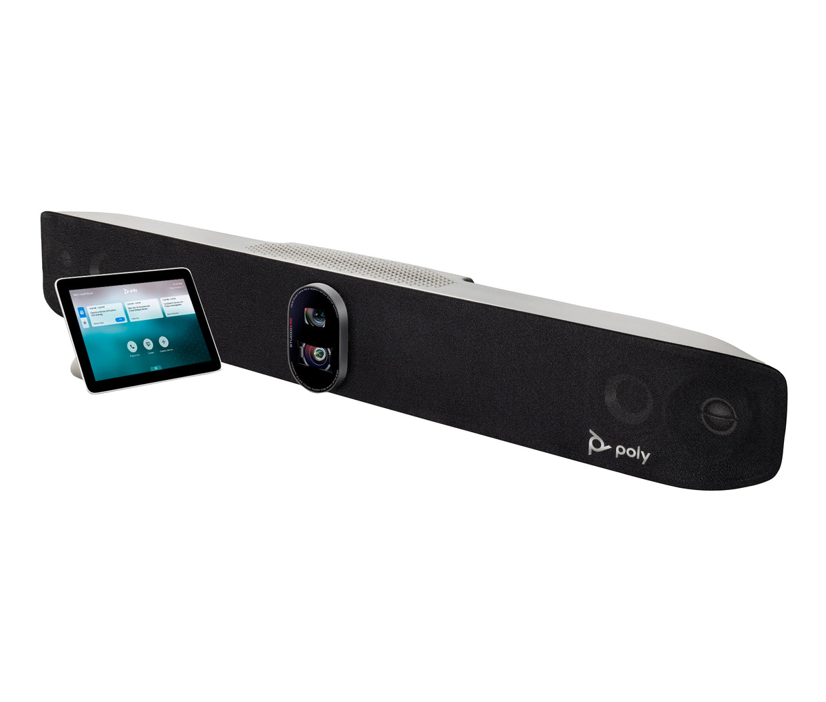 HP Poly Studio X70 – 4K Ultra HD Videokonferenzsystem, 7,3× Digitalzoom, mit TC8 Controller-Kit, Schwarz