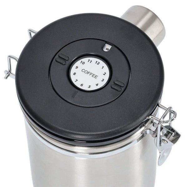 Zeller Present Vorratsdose 1,7 l, Ø 12 × 19 cm, Edelstahl/Kunststoff, Silber