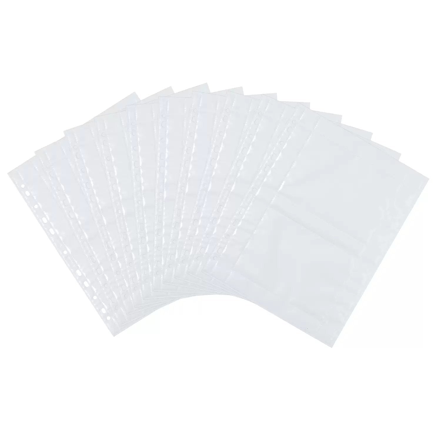 HERMA Sichtmappe 10 × 15 cm – 40 Hüllen, Transparent, Polypropylen, Glänzend, 10er-Pack