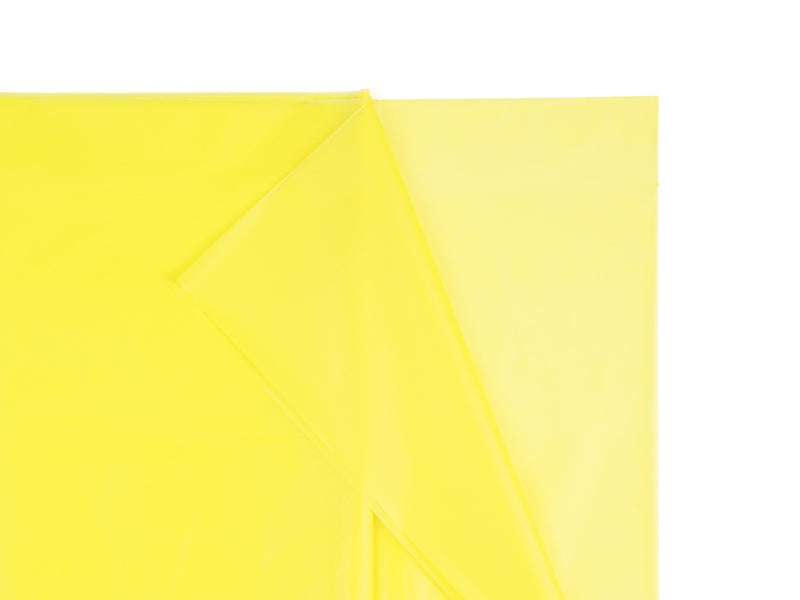 PartyDeco Tischdecke – 183×137 cm, Polyethylen (PE), Gelb, Geburtstag