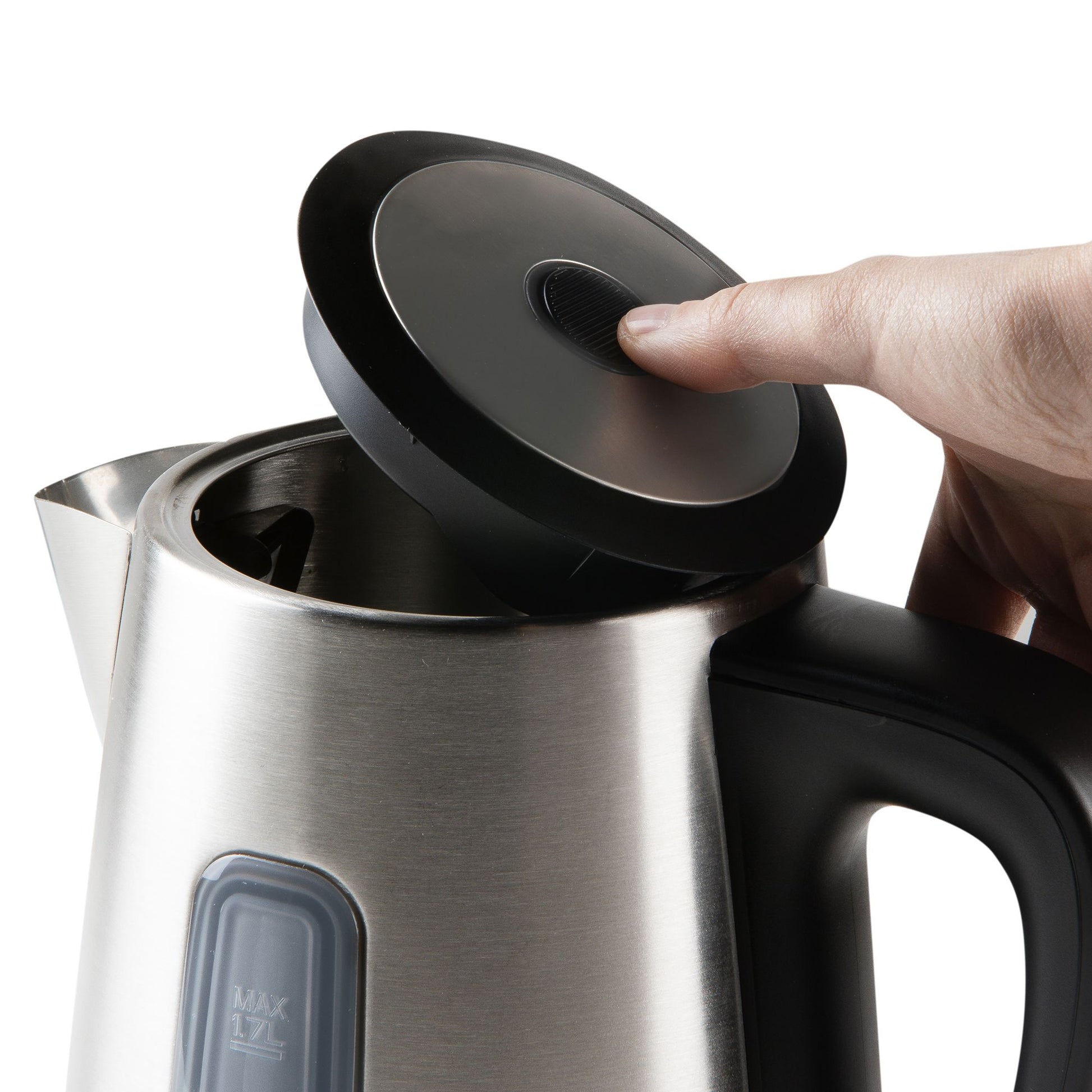 Domo Wasserkocher – 1,7 l, Edelstahl, DO738WK