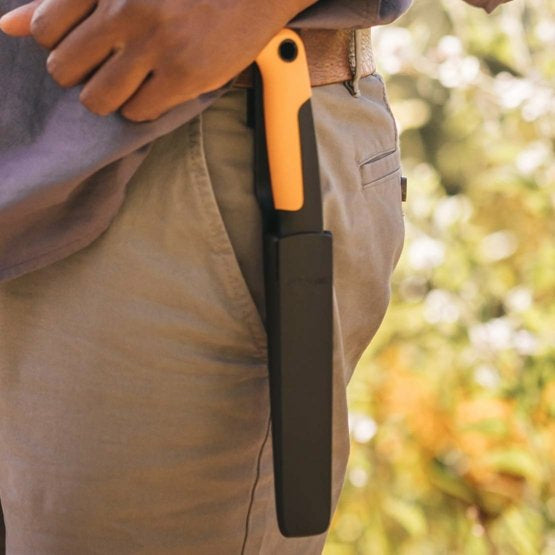 Fiskars X-Series K82 – Erntemesser 150 mm, Edelstahl, feststehend, schwarz, gelb