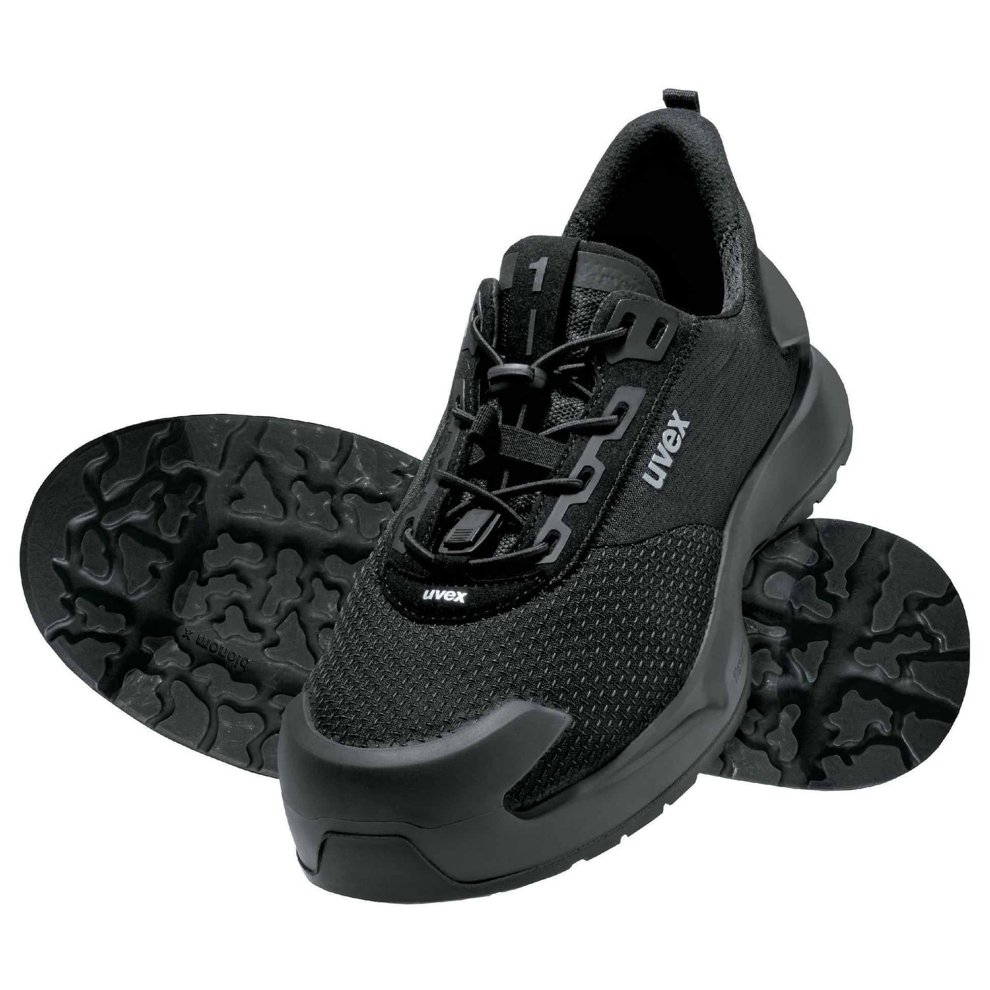 Uvex 1 x-craft pro Sicherheits-Halbschuh S1 PL – Schwarz – Grösse 38, Weite 11