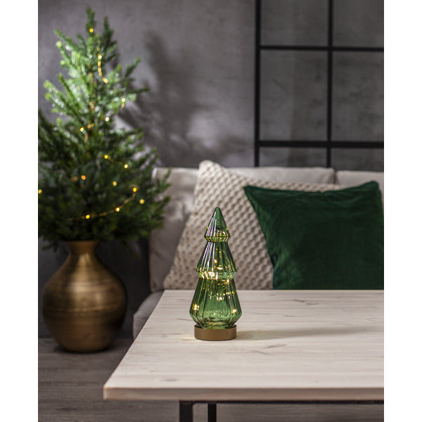 Star Trading Dekolicht 460-36 – Ø 10 × 24 cm, 0,03 W, Warmweiss, Grün, Batteriebetrieben