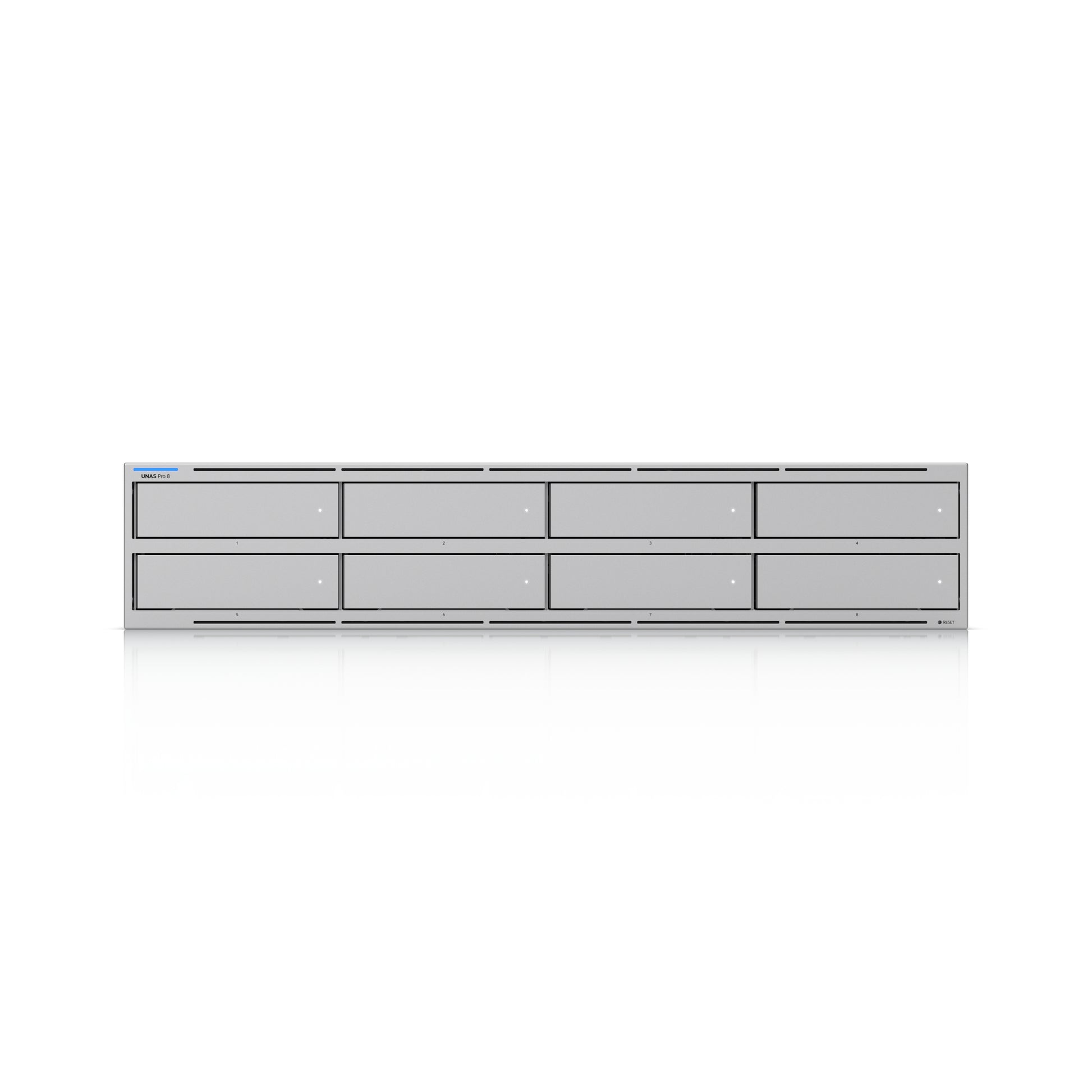 Ubiquiti 10-Bay Rack 2U NAS – ARM Cortex-A57, 16 GB RAM, 2×SFP+, für 2,5"/3,5" HDD/SSD, SATA, M.2