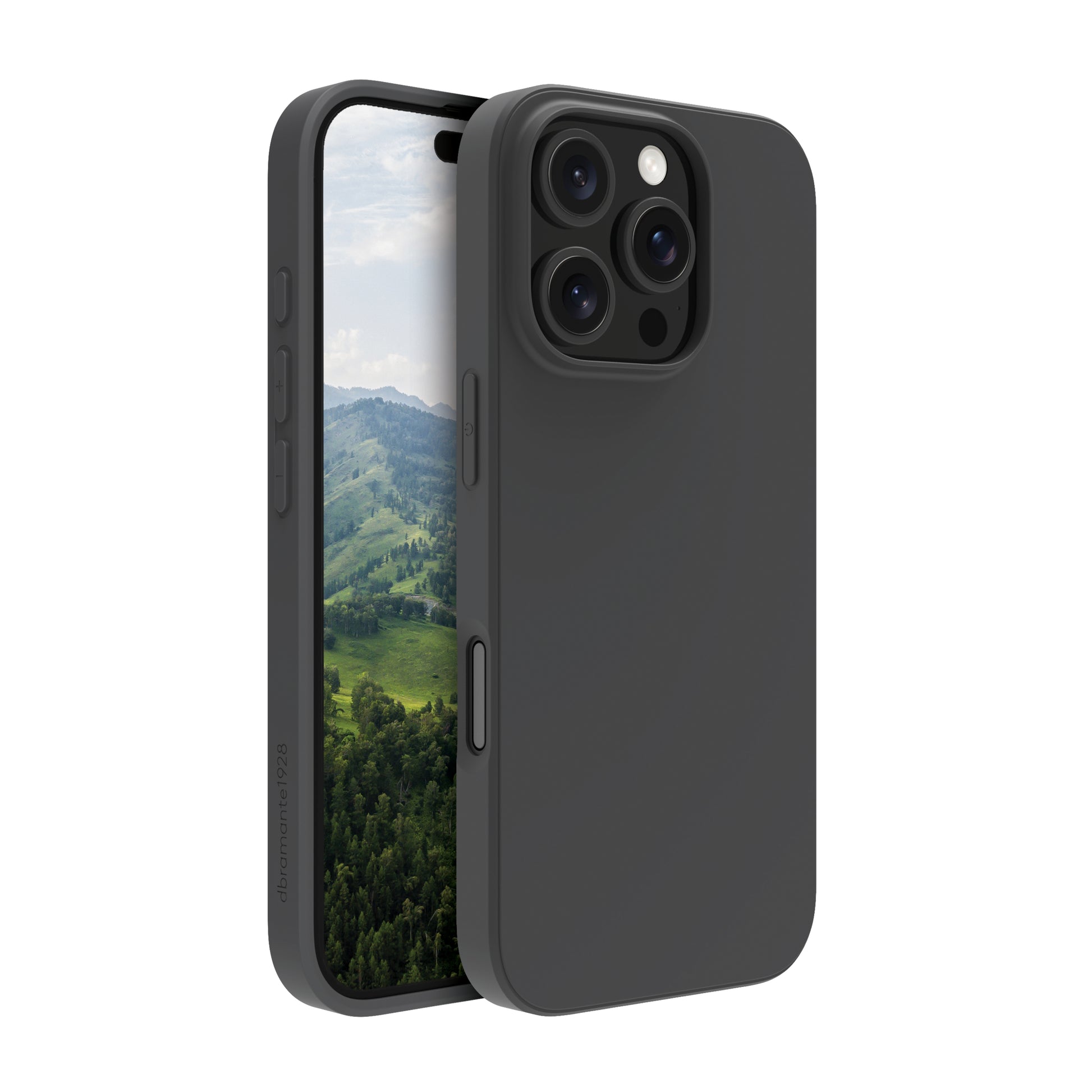 dbramante1928 Greenland Backcover – für Apple iPhone 16 Pro Max, recycelbarer Kunststoff, Night Black