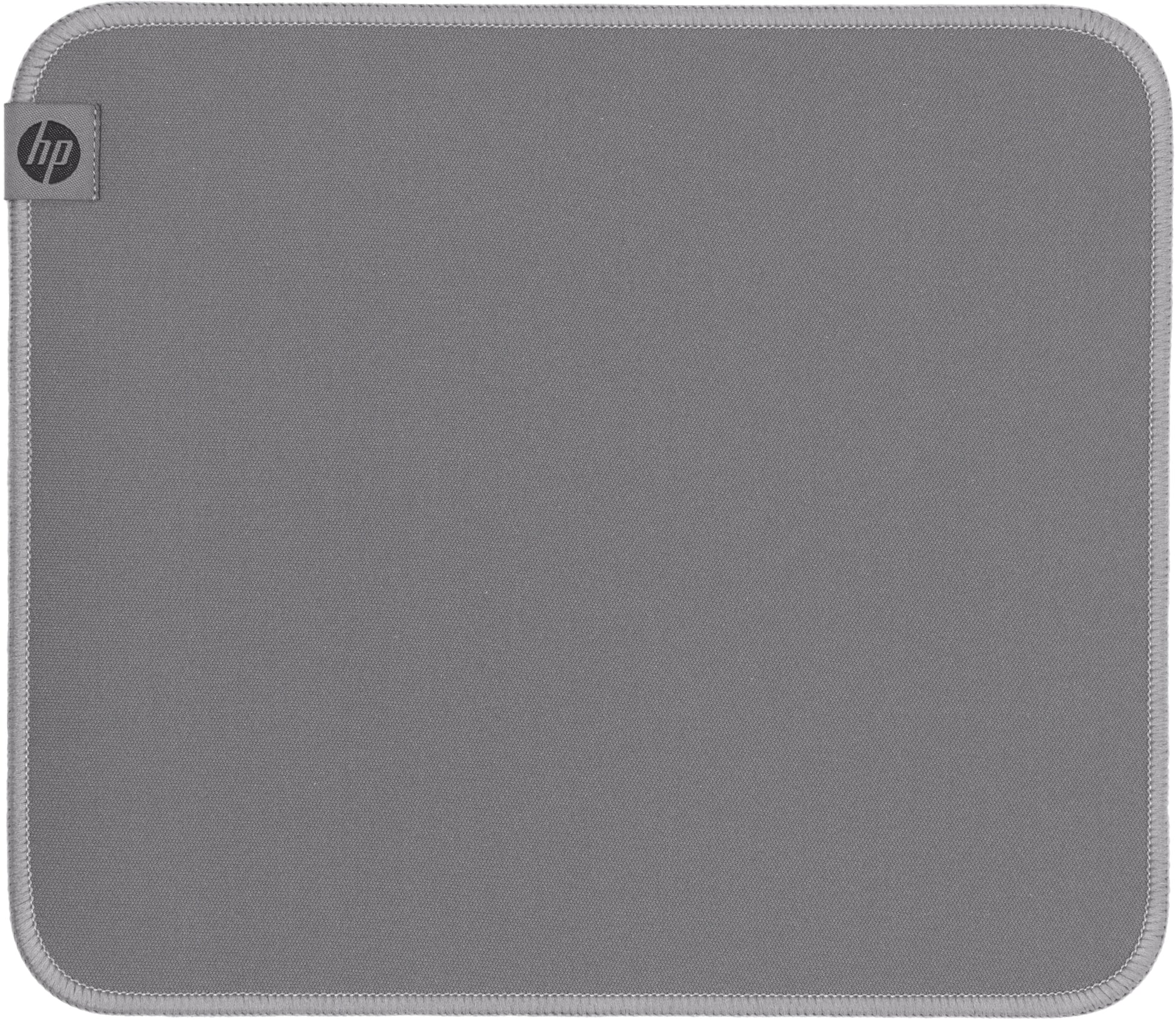 HP 100 – Mauspad – 230 × 200 mm, Polyester/Gummi, Grau