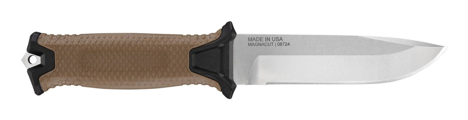 Gerber Strongarm Magnacut – Outdoormesser 122 mm, glasfaserverstärkter Nylongriff, mit Scheide, braun