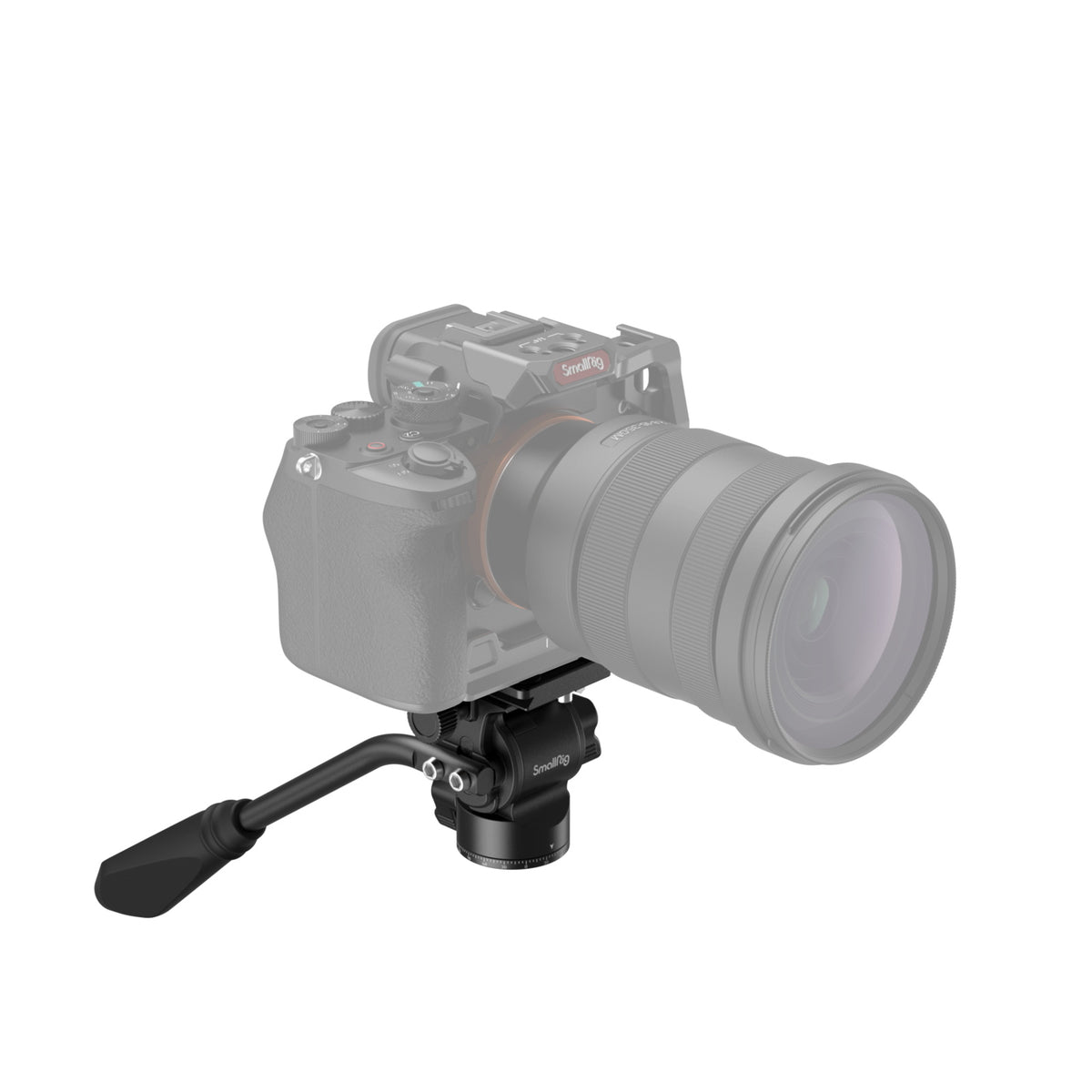 SmallRig CT180 Videostativ – bis 183 cm, Traglast 15 kg, 1,68 kg, Schnellwechselplatte – Schwarz