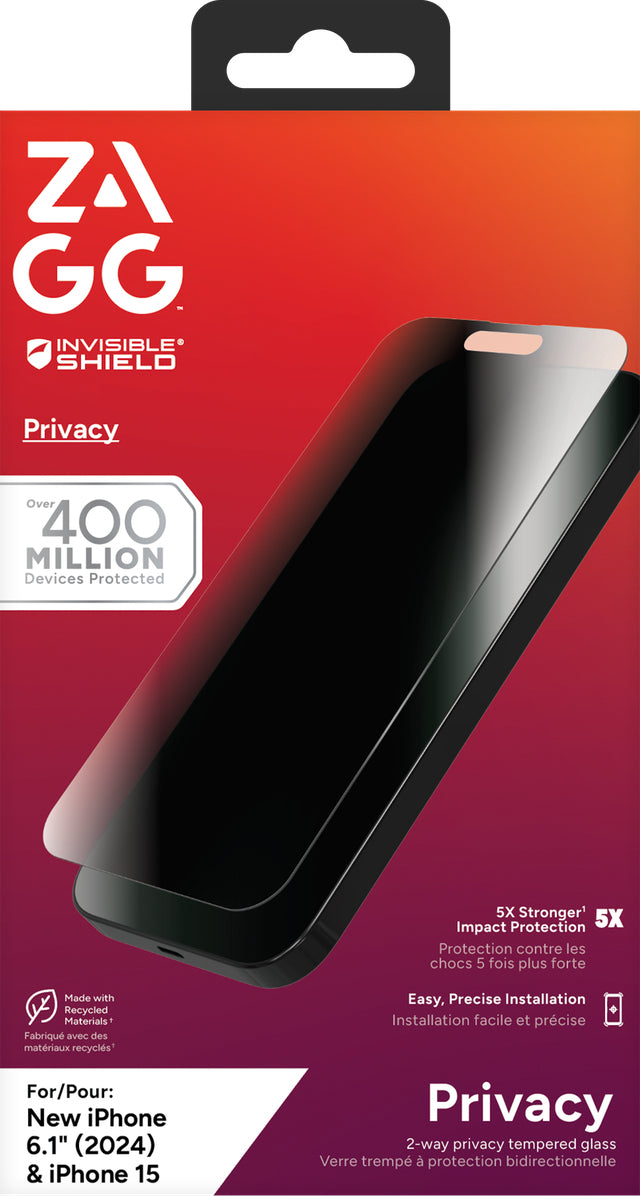 ZAGG Glass Elite Privacy Displayschutzglas