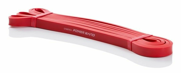 Gymstick Power Band 61111, 104 cm, Leicht – Rot, Latex