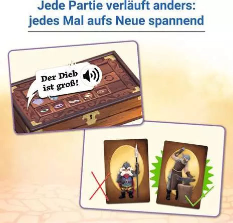Ravensburger Wer war's? Refresh – Lernspiel, 2–4 Spieler, ab 6 Jahren, 45 Min., DE