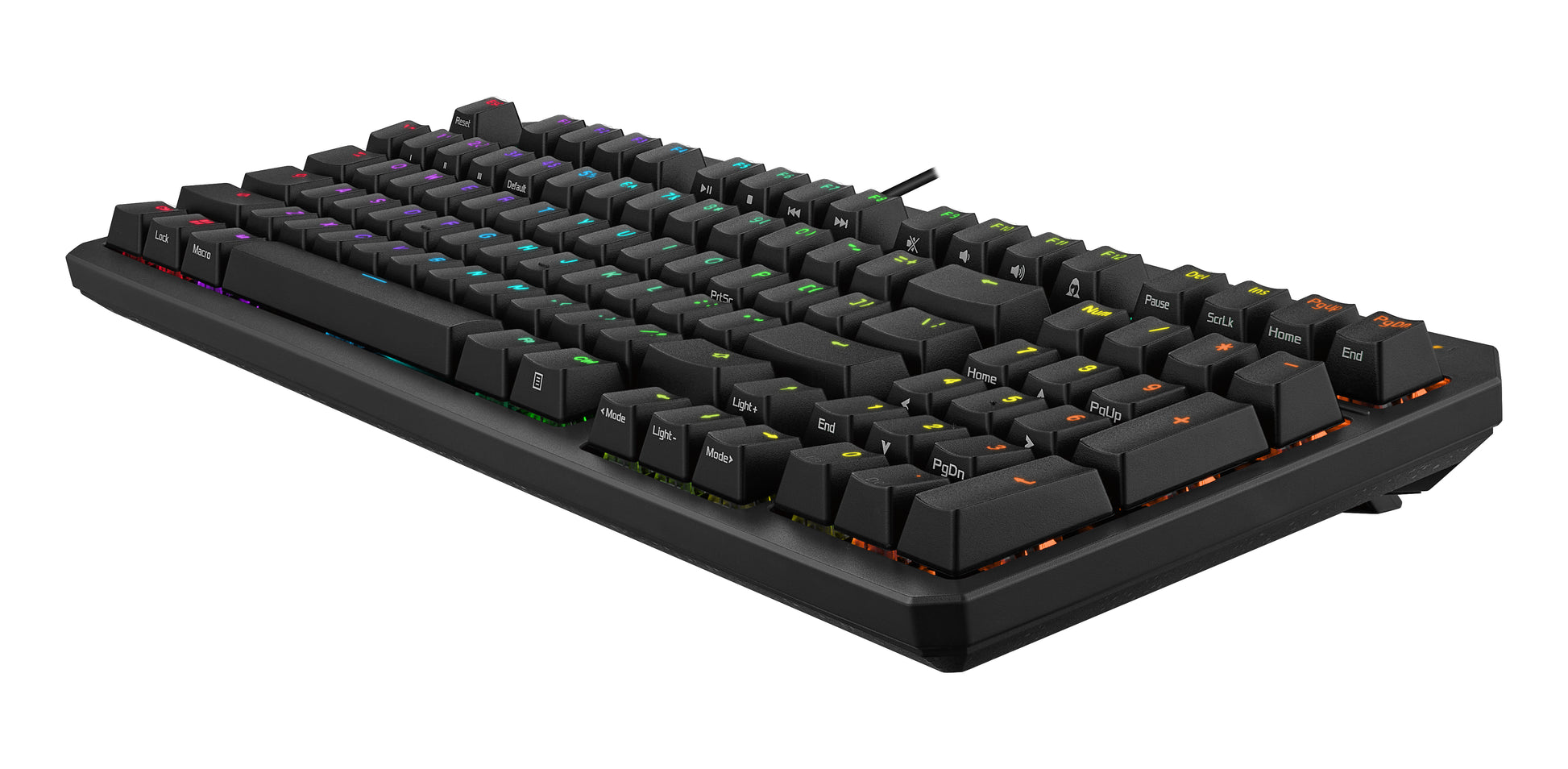 ASUS TUF Gaming K3 Gen II – Gaming-Tastatur 96% – Mechanisch – Kabelgebunden – USB-A – RGB – IP57 – Schwarz
