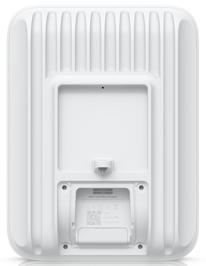 Ubiquiti UniFi U5G-Max-Outdoor – 5G Router, Sub6, 3,4 Gbit/s, 1× 2,5GbE, 1× SIM, PoE, Outdoor, Weiss