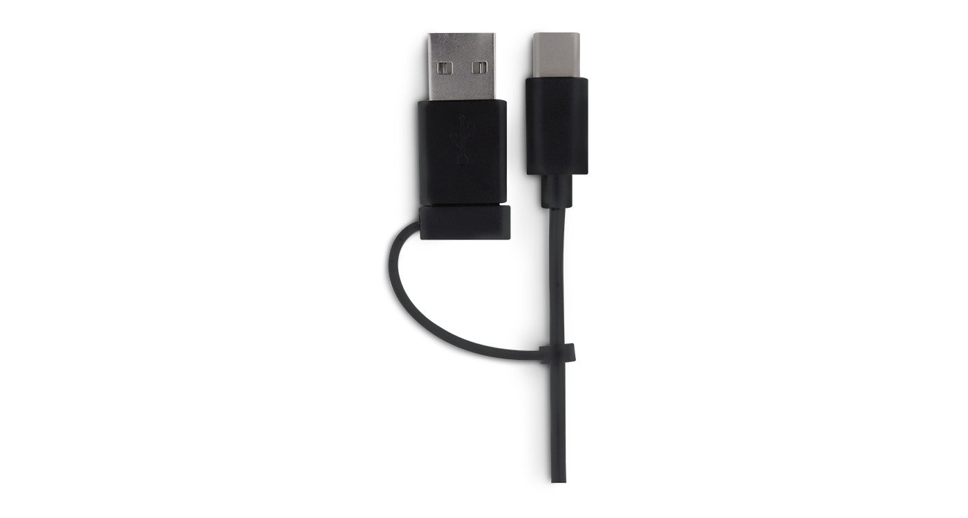 LMP Elite Pro Alu Design Maus – kabelgebunden, USB-C, für Rechtshänder, umschaltbare DPI, schwarz/grau