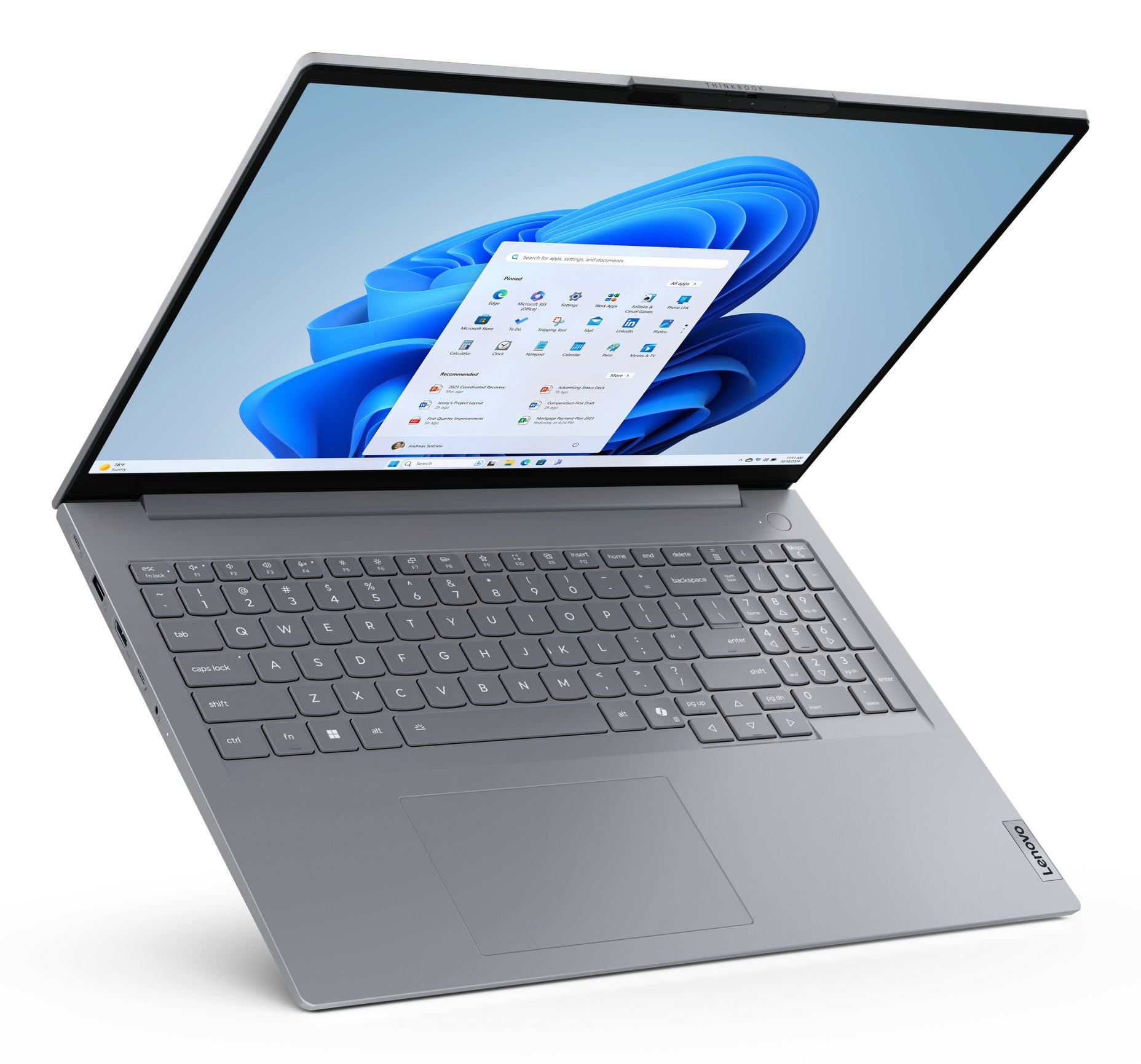 Lenovo ThinkBook 16 G8 – 16" WUXGA, Core Ultra 5 225U, 32 GB, 1 TB SSD, Win 11 Pro