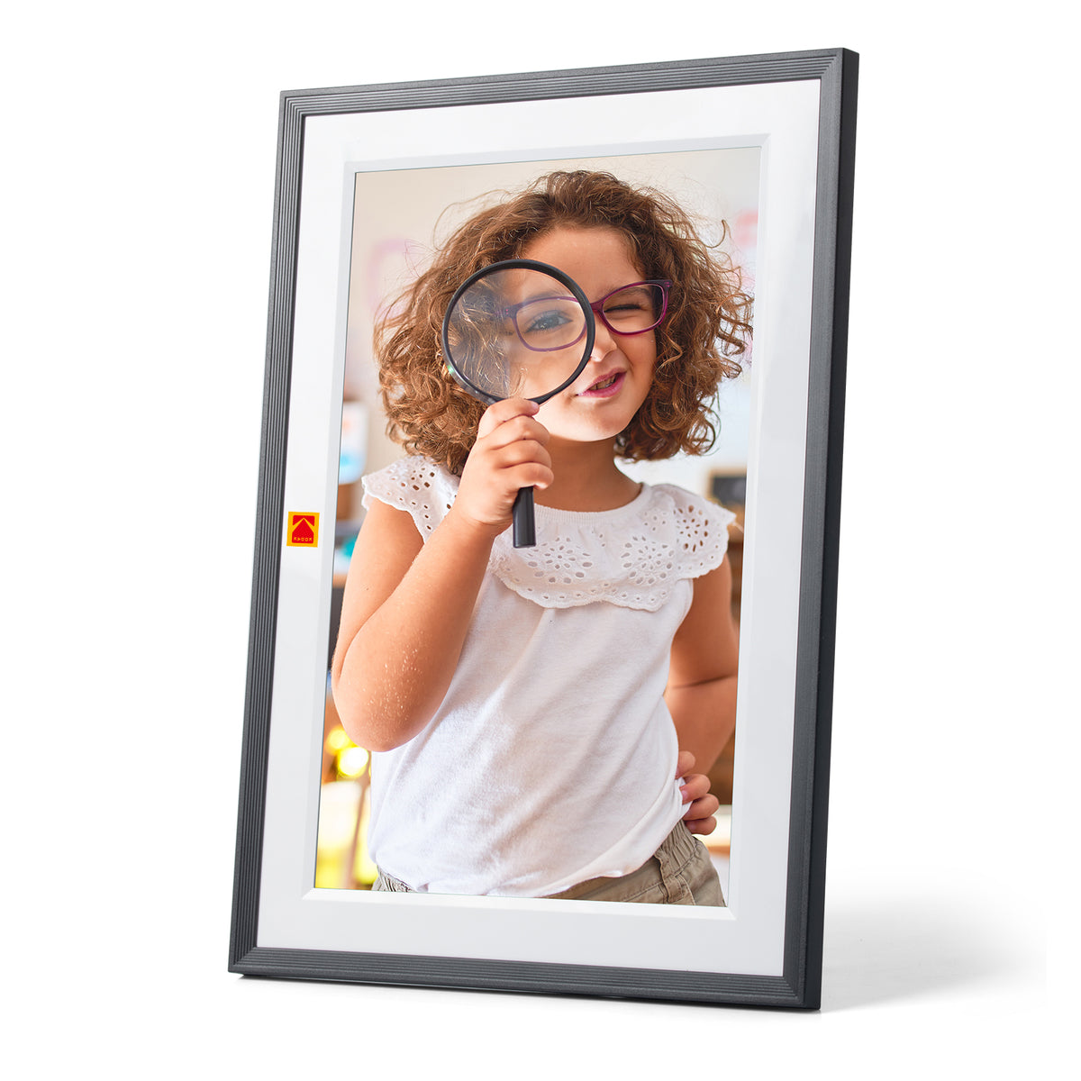 Kodak RCF-1018 Digitaler Bilderrahmen – 10,1" – 1280 × 800 (WXGA), IPS – WLAN, USB-C – microSD – Weiss