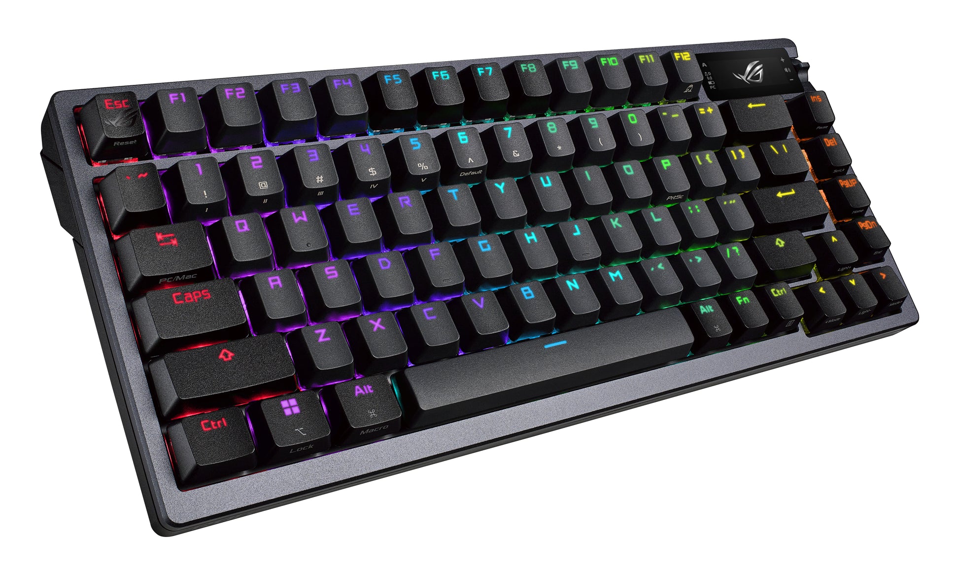 ASUS ROG Azoth – Gaming-Tastatur 75% – Mechanisch, RGB – Bluetooth & 2,4 GHz USB-A – AZERTY (FR)