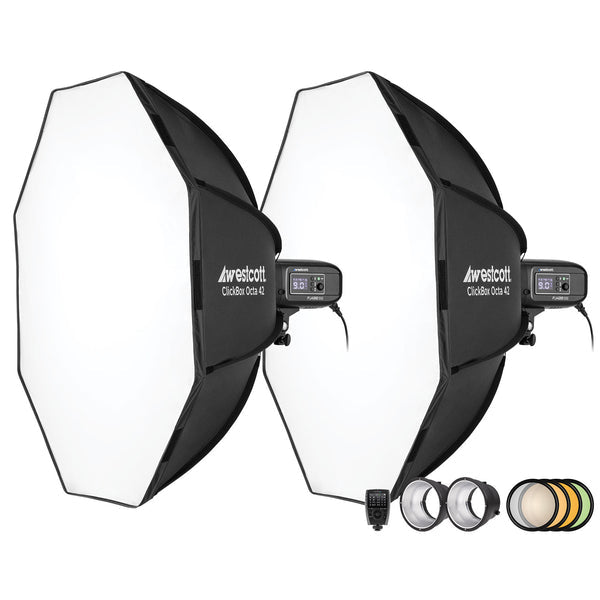 Westcott FJ400-SE Studio-Blitz-Kit – 400 W, LED, Leitzahl 44 – Netzbetrieb – für Sony