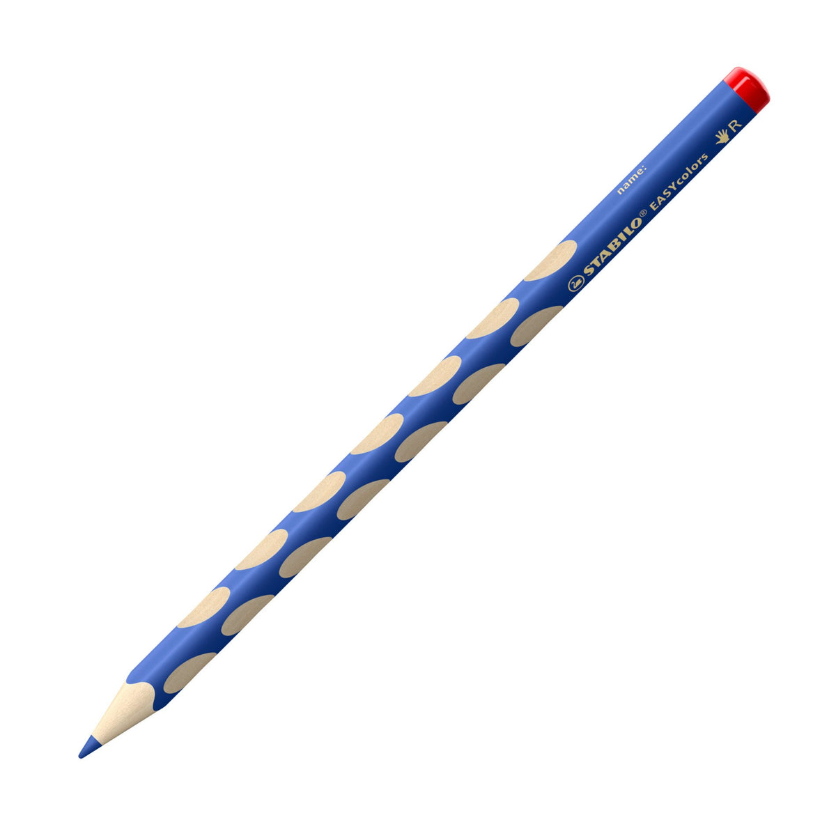 STABILO Buntstift EASYcolors – Dreikant, Minen-Ø 4,2 mm, Einzelstift Ultramarinblau