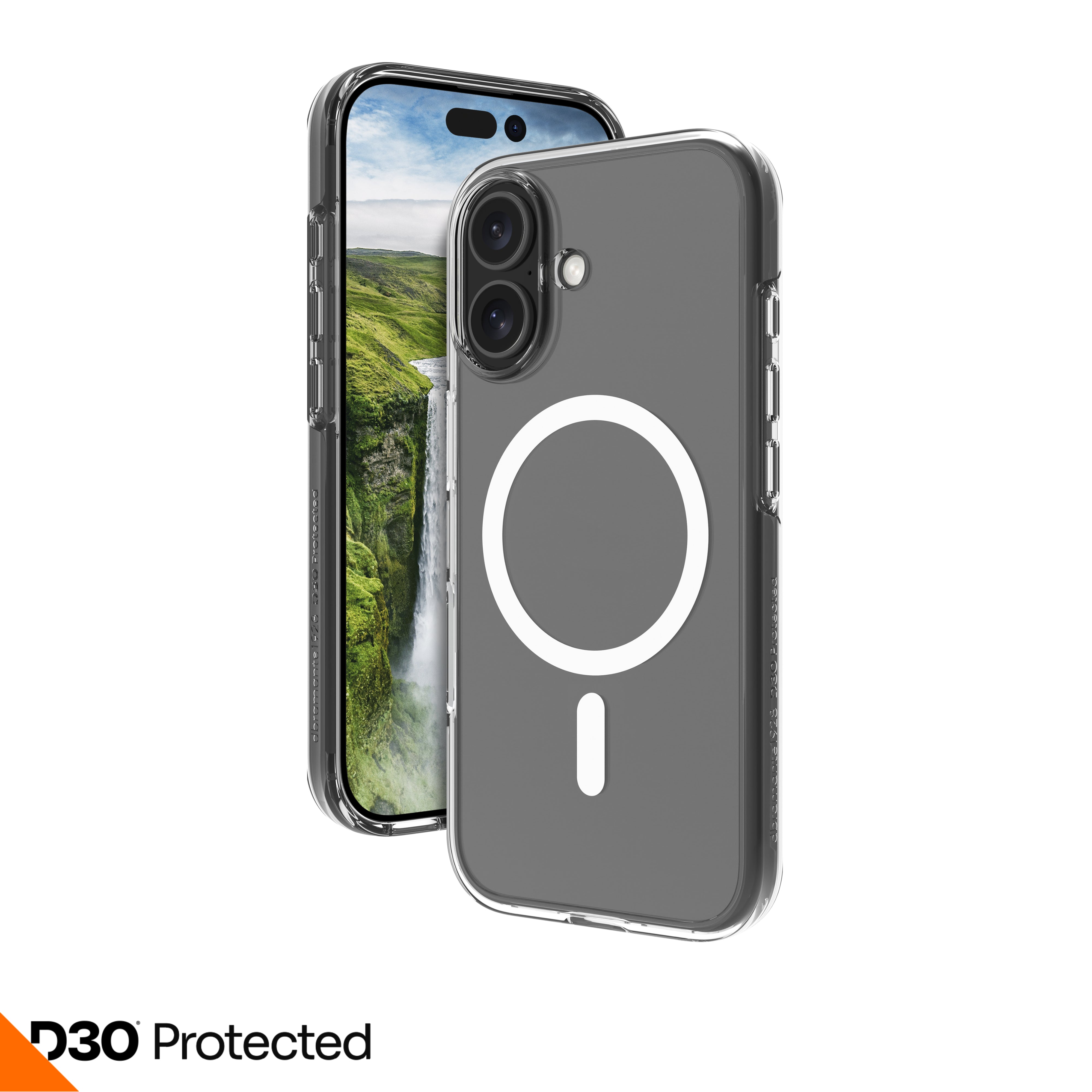 dbramante1928 Iceland Ultra D3O MS Backcover – für Apple iPhone 17, Transparent, bis 4 m Sturzsicher