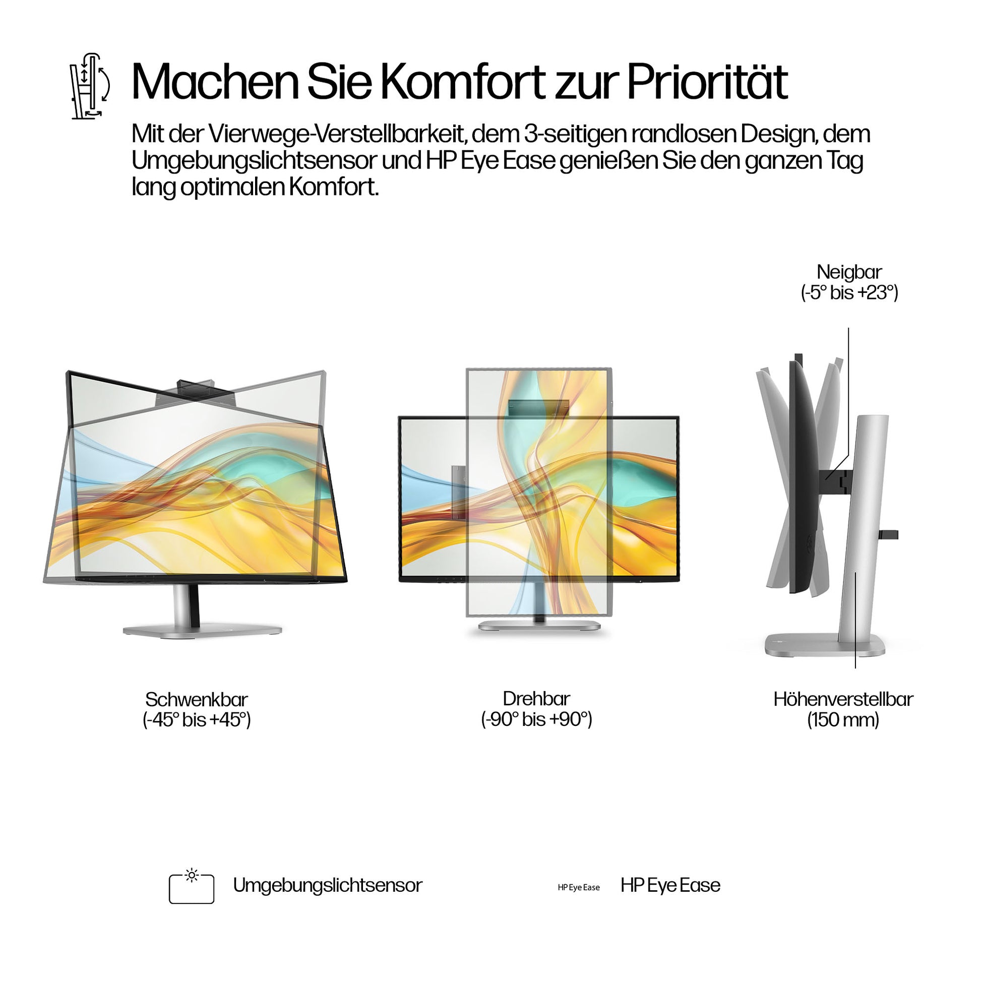 HP Series 5 Pro 524pm – Monitor, 23,8" 1920 × 1080 (Full HD), USB-C