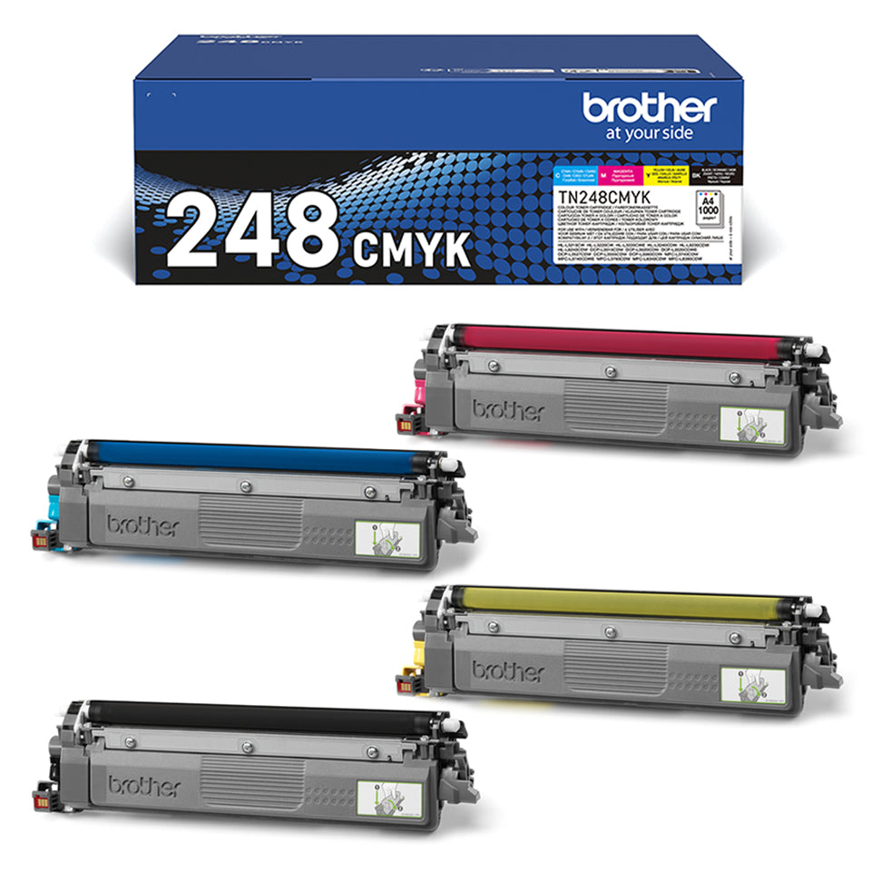 Brother Toner-Multipack – BK/C/M/Y, 1000 Seiten
