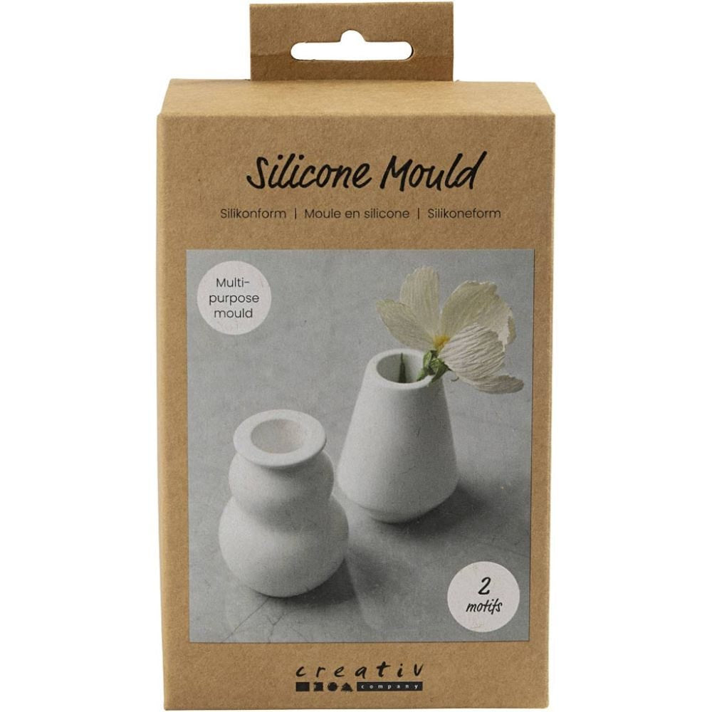 Creativ Company Giessform – Vasen – Silikon – 2 Stück