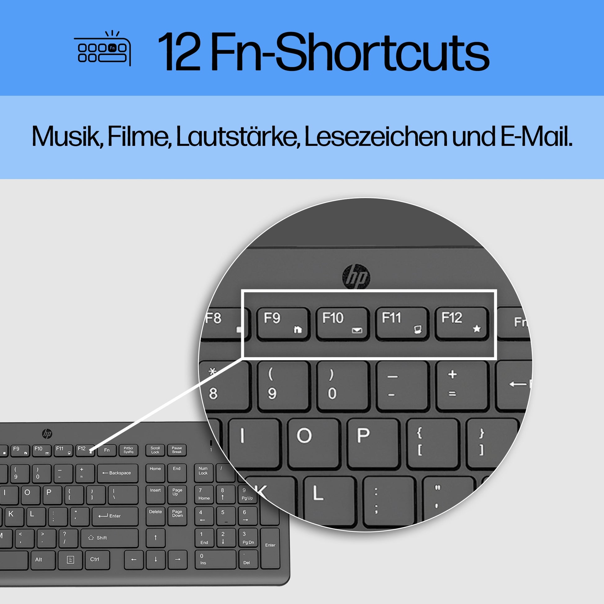 HP 150 – Tastatur – 100% – mechanisch – kabelgebunden, USB‑A – QWERTY (US‑INT) – Schwarz