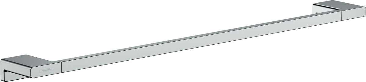 Hansgrohe Handtuchhalter AddStoris Q – 64,8×3,2 cm, Metall, Chrom, Wandmontiert, 2,27 kg