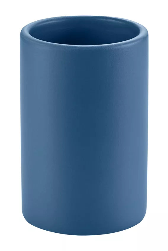 Diaqua Zahnputzbecher Zylo – Ø7,2×11 cm, Keramik, matt, Indigo