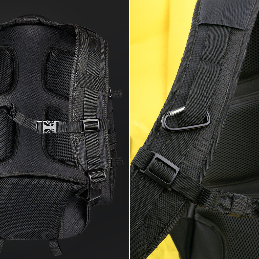 Dörr Wanderrucksack – 25 l, Polyester, Schwarz