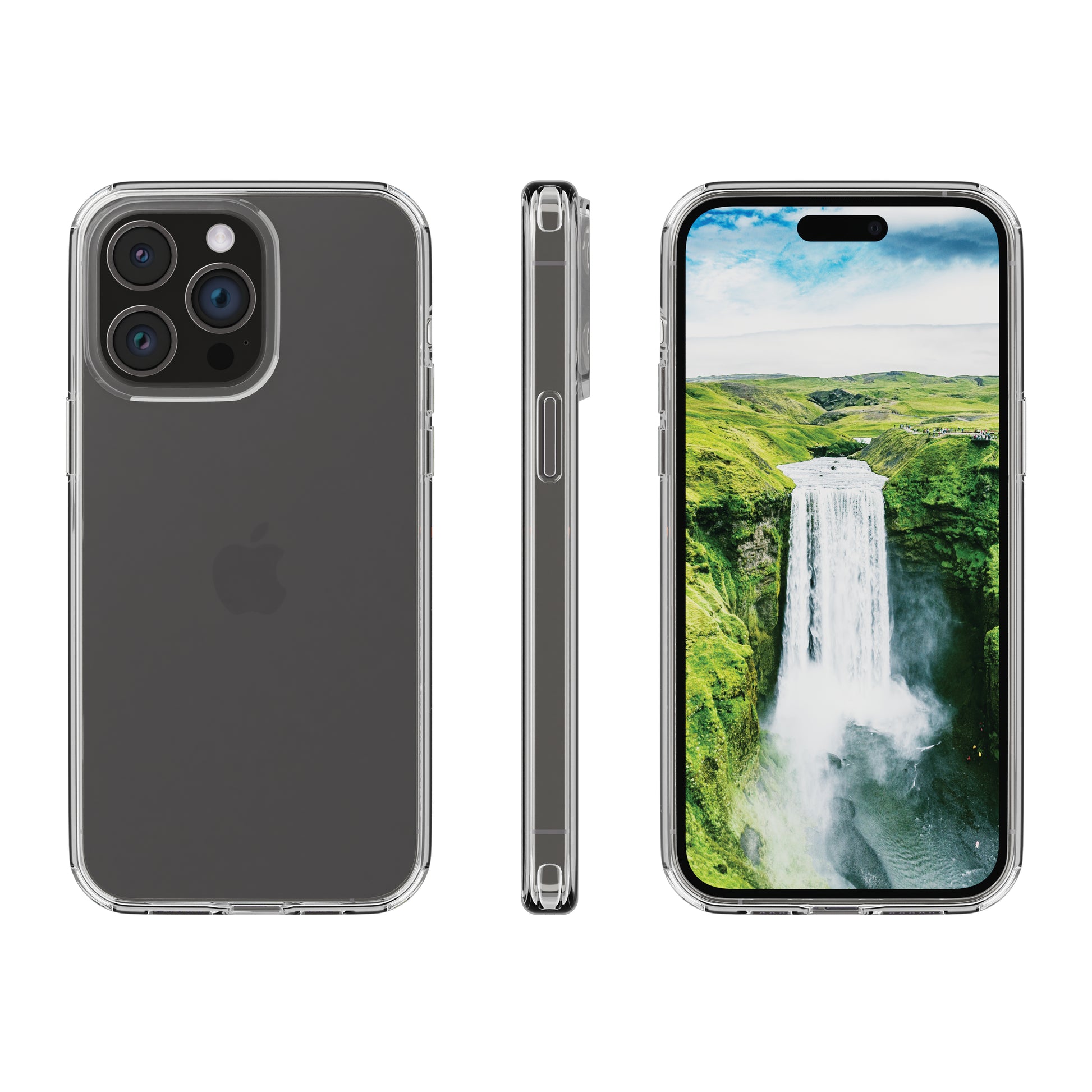 dbramante1928 Backcover – für Apple iPhone 15 Pro Max, Transparent, staub- und kratzresistent