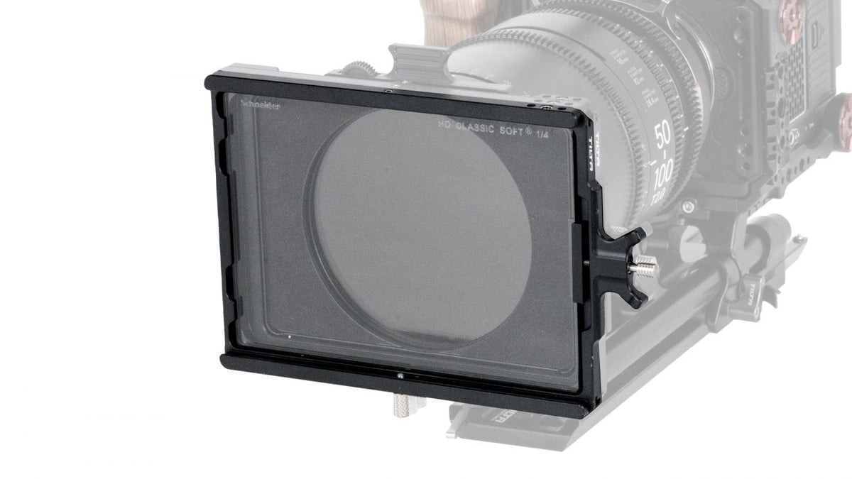 Tilta MB-T16-SFT Kamerafilterhalter – 4×5,65", stapelbar, Aluminium – für Tilta Mirage – Schwarz