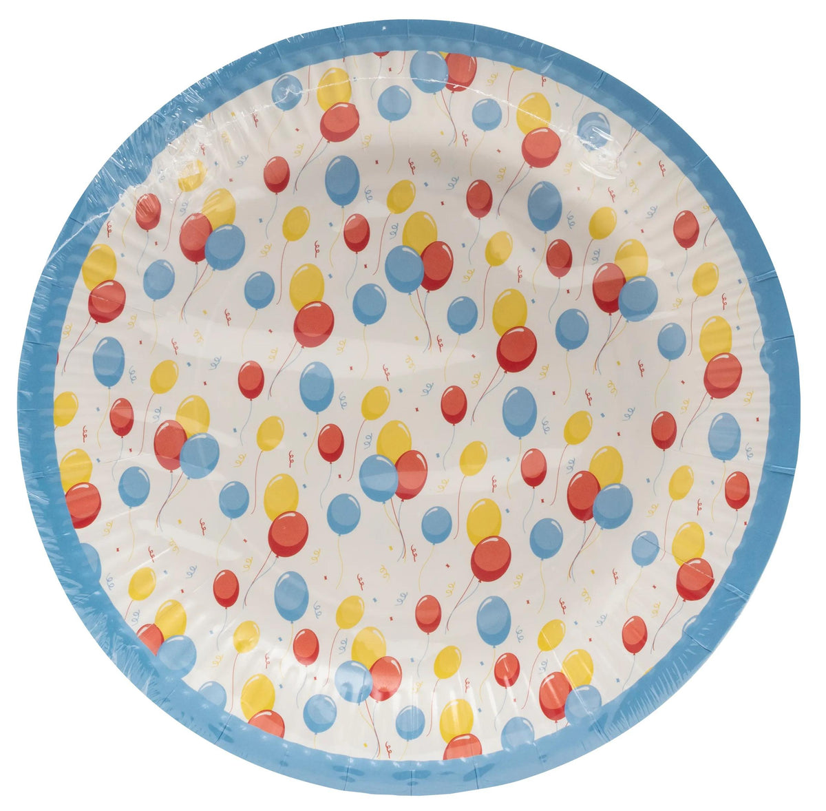 PRONAPPE Teller, Papier/Karton, Rund – Ø 23 cm, Mehrfarbig – FSC – 10 Stk.