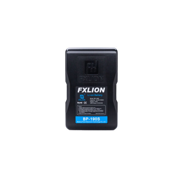 Fxlion Cool Black V-Mount Akku – 184 Wh (12,8 Ah), 14,4 V, 12 A Ausgang – für V-Mount