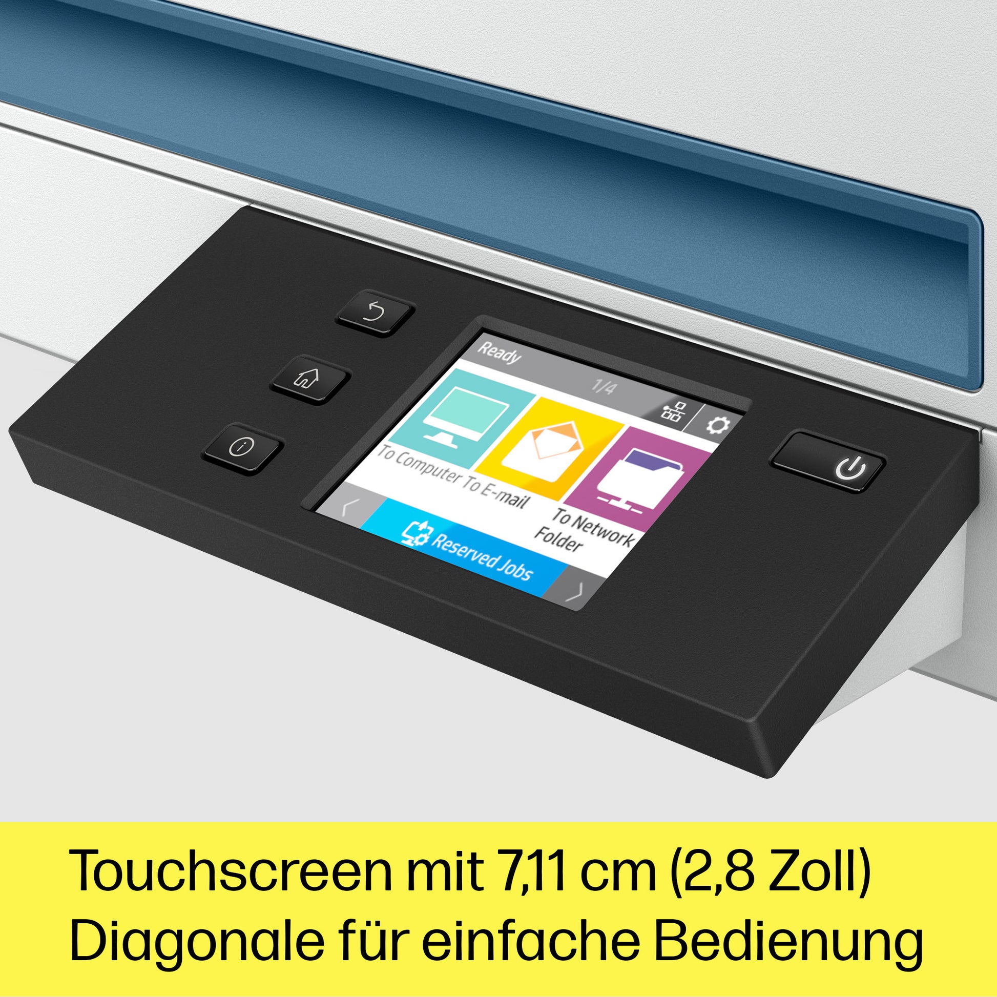HP ScanJet Pro N4600 fnw1 – Flachbett + ADF, A4, Duplex, 40 Seiten pro Minute, ADF 100 Blatt, WLAN/LAN, 1'200 dpi