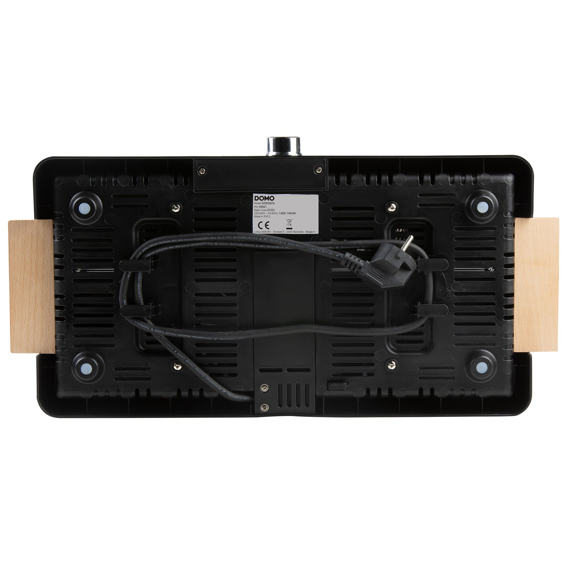 Domo Raclette DO9262G – 8 Personen, Naturstein-Grillplatte, 1 400 W – schwarz