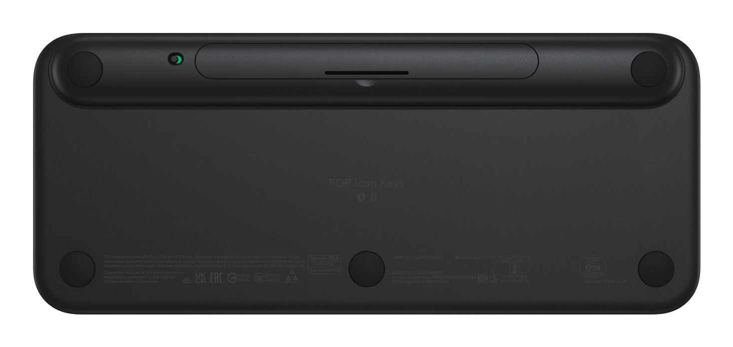 Logitech Tastatur für Windows 10/11, Mac OS X, Android, Graphit/Grün