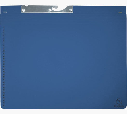 Exacompta Hängeordner – Recycling-Karton, Blau, 275 × 318 mm