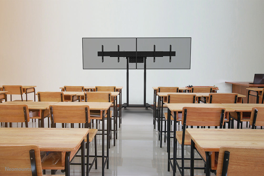 Neomounts FL55-875BL1 – Trolley, motorisiert, für 55–100", VESA 100×100–800×600, bis 110 kg
