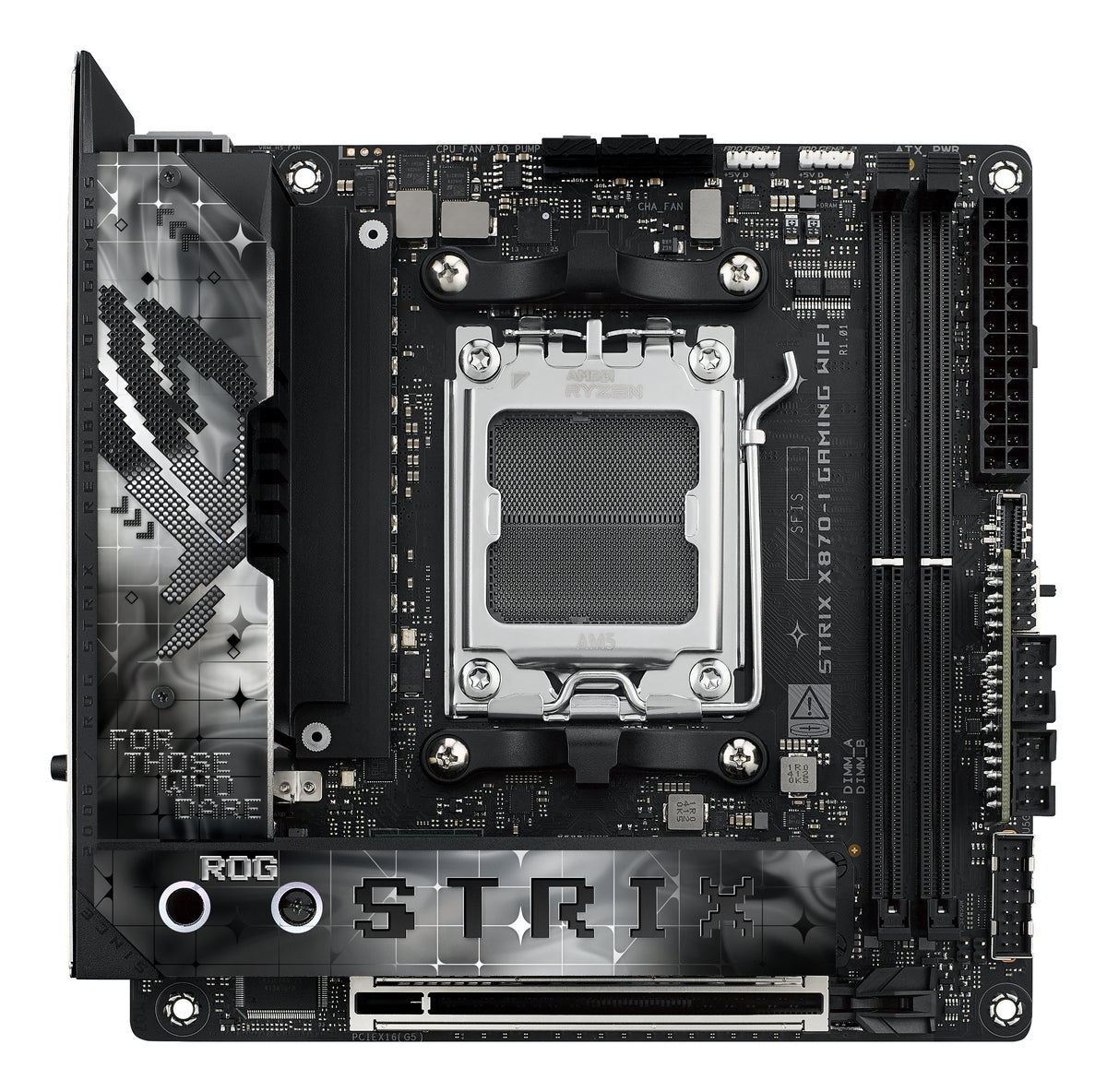 ASUS ROG STRIX X870-I GAMING – Mainboard – Sockel AM5, AMD X870, mini-ITX, DDR5