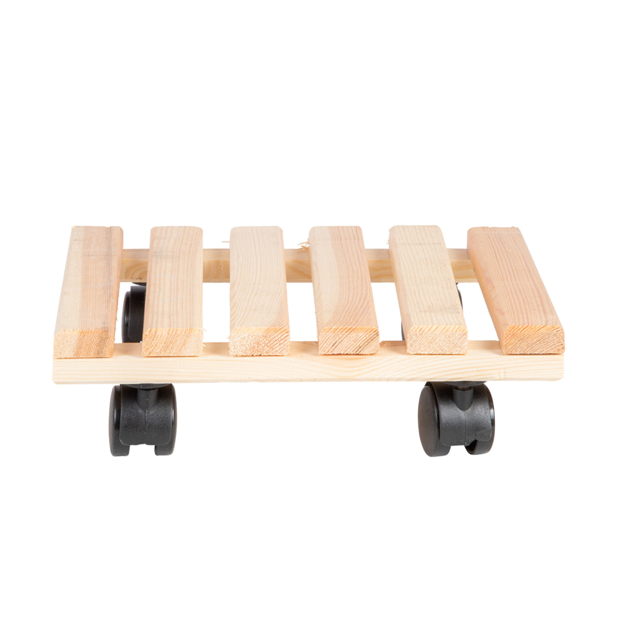 Esschert Design Pflanzenwagen – Holz/Polyamid/Polypropylen – Schwarz/Natur – 291 × 80 × 291 mm