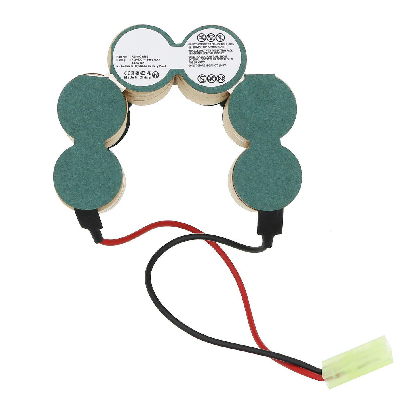 CoreParts Akku MBXVAC-BA0628 – 14,4 Wh, 7,2 V – für Cleanette Air Force/AC912501, 1 Stück