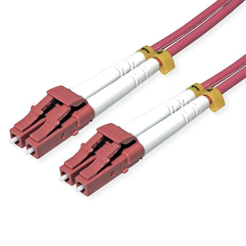 ROLINE LWL-Patchkabel – LC–LC, Multi-Mode OM4, 15 m