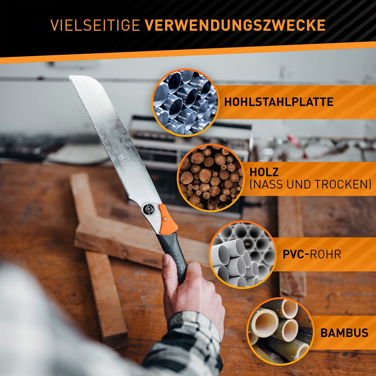 Hardtwerk Ersatzmesser 240 × 0,65 mm Karbonstahl – für Feinsäge – für Kataba Säge