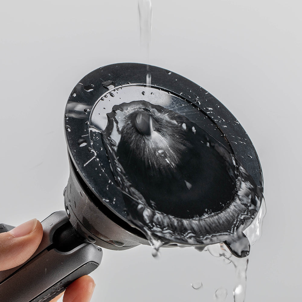 PGYTECH Auto-Halterung, Saugnapf, neigbar, drehbar – für Geräte 6,4–9,2 cm breit – Schwarz, Aluminium