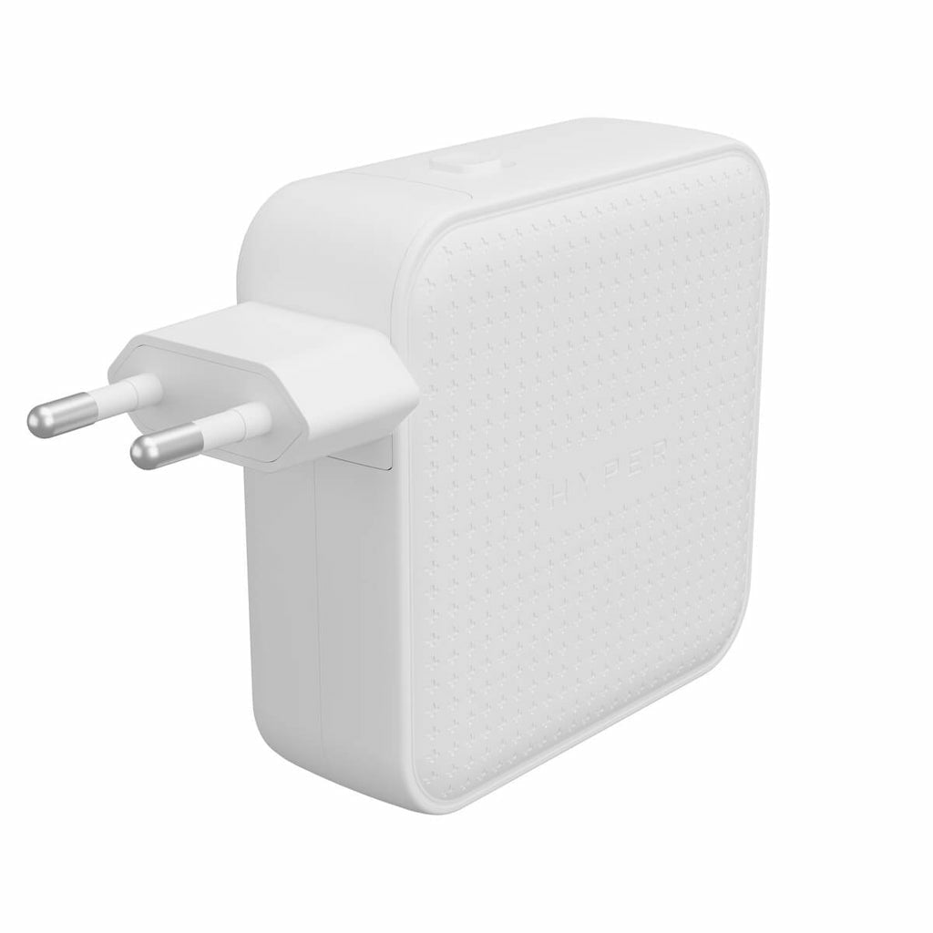 HYPER Ladegerät – 100 W, 3× USB-C + 1× USB-A, PD, PPS, QC, GaN – für Laptop, Smartphone, Tablets